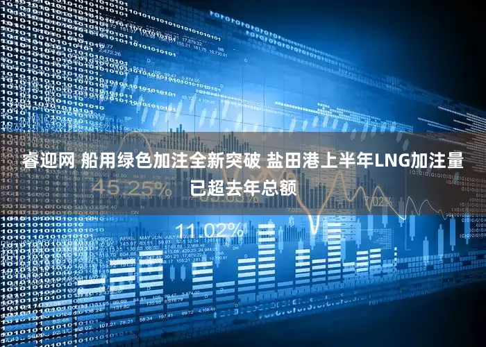 睿迎网 船用绿色加注全新突破 盐田港上半年LNG加注量已超去年总额